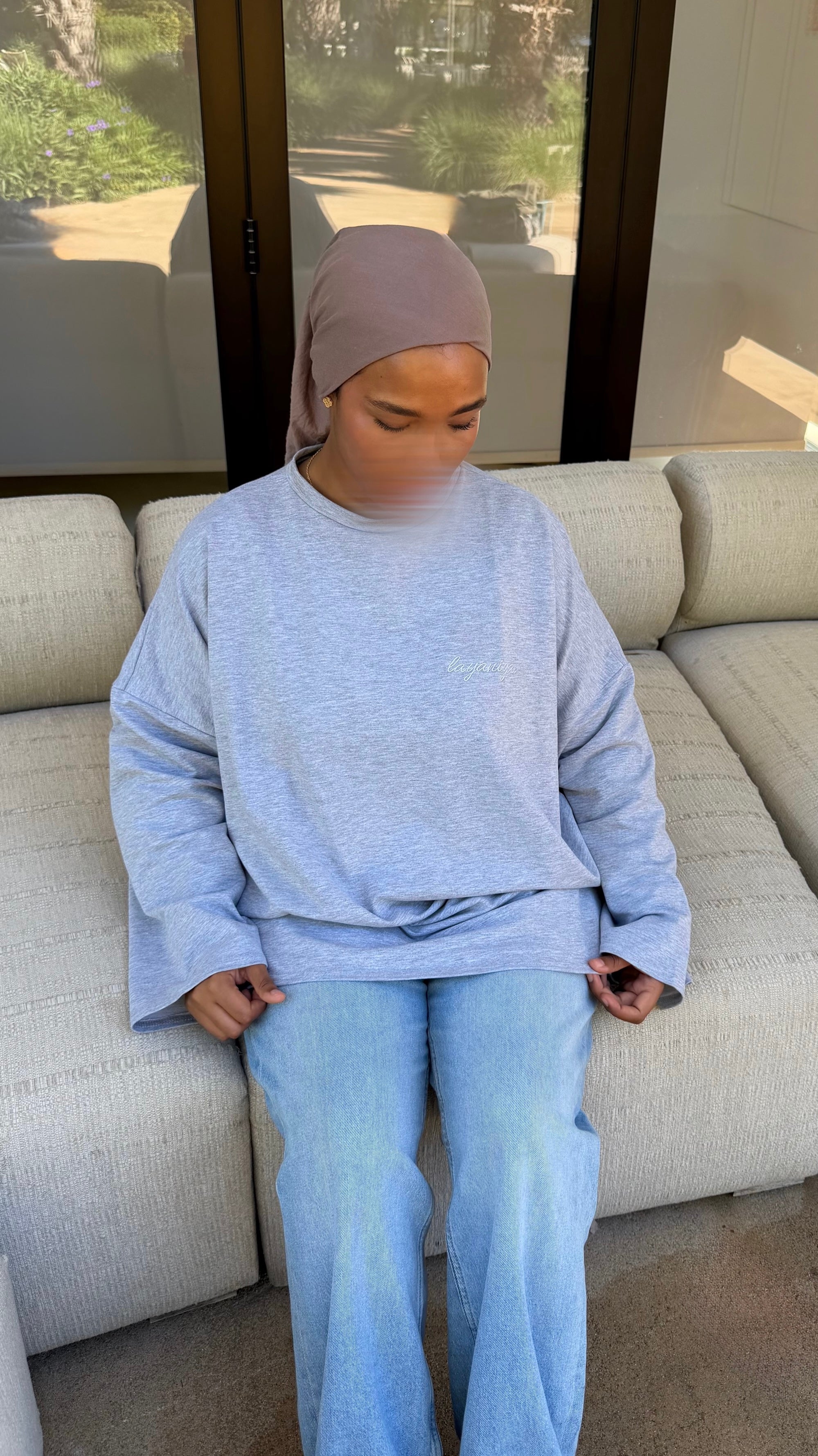 T-SHIRT SIGNATURE • GRIS CHINÉ