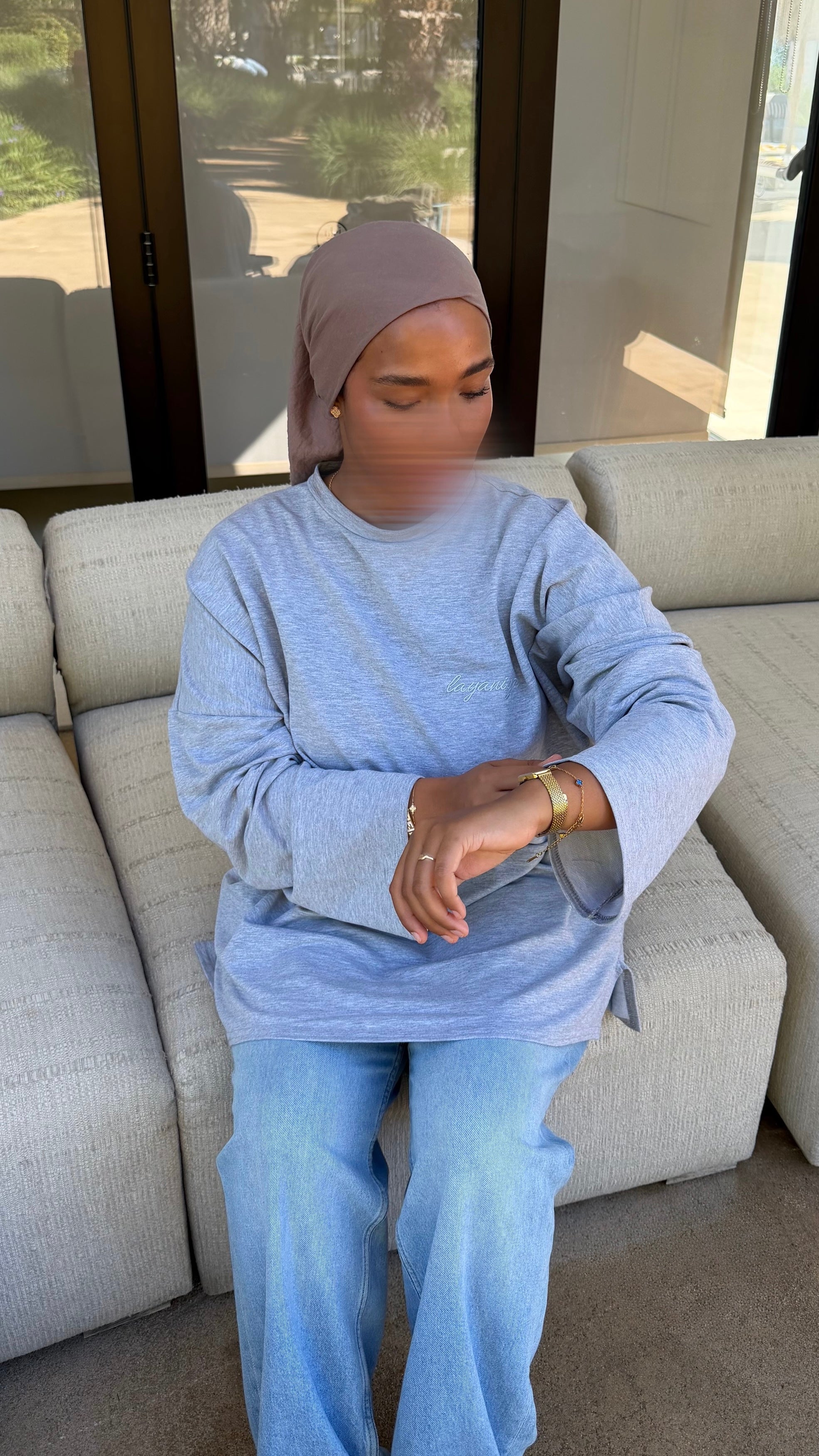 T-SHIRT SIGNATURE • GRIS CHINÉ