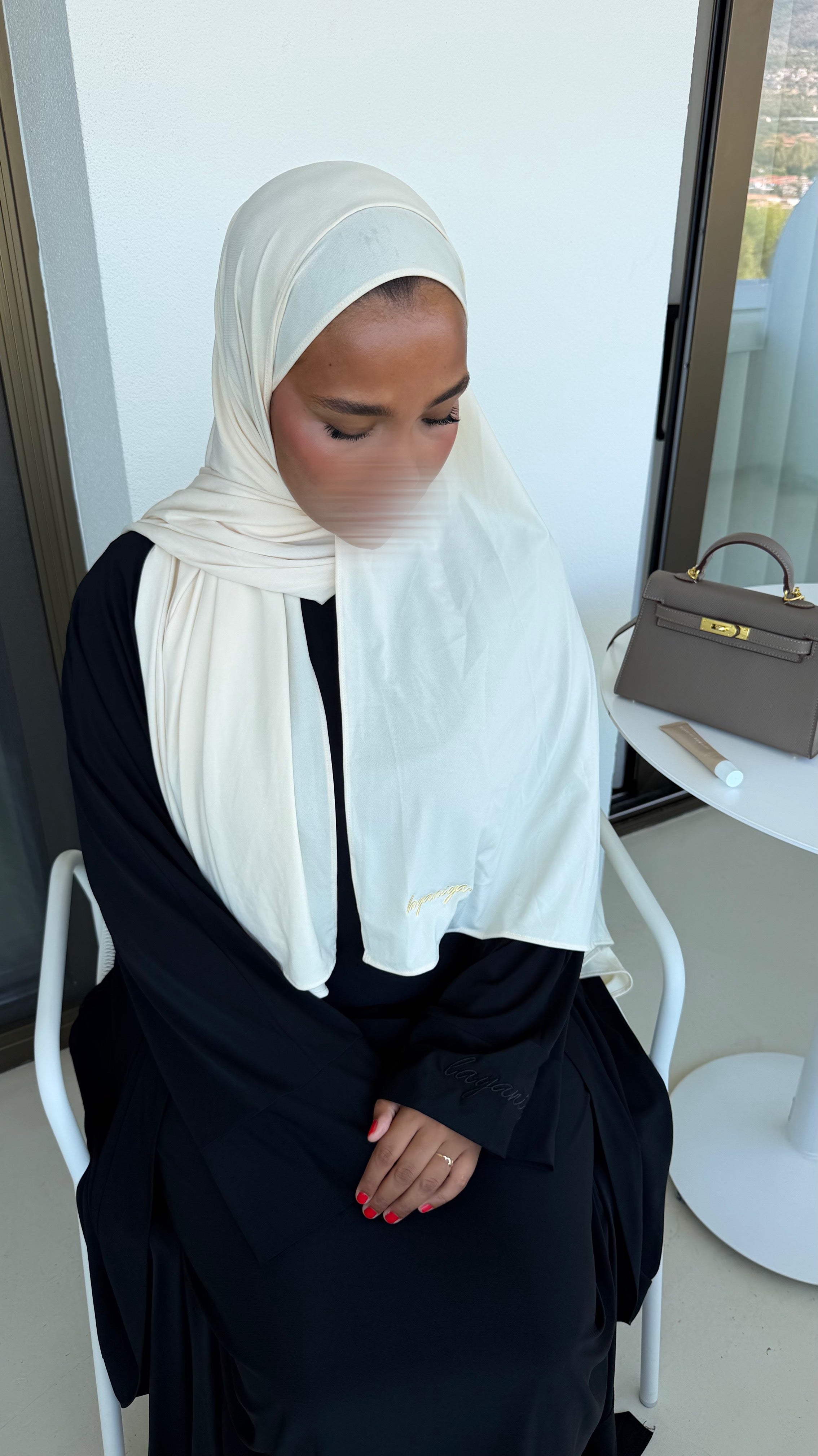 HIJAB JERSEY PREMIUM • LEMON
