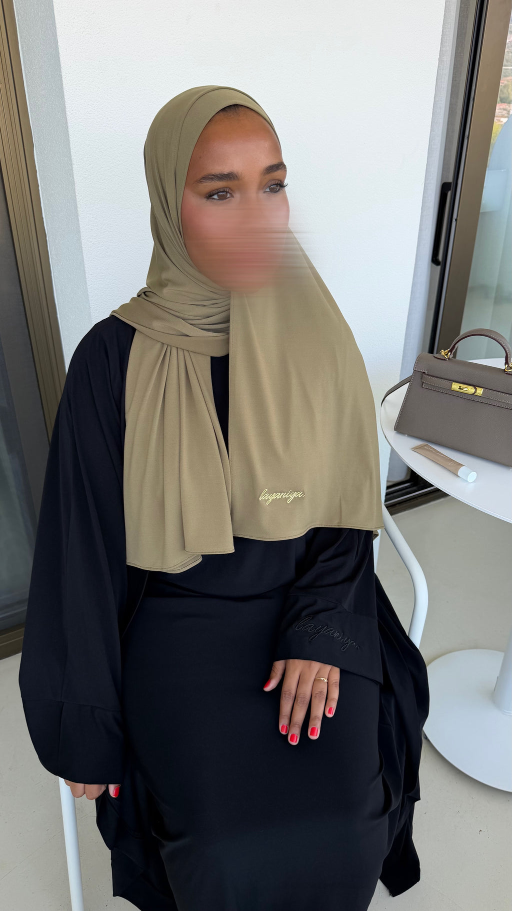 HIJAB JERSEY PREMIUM • OLIVE