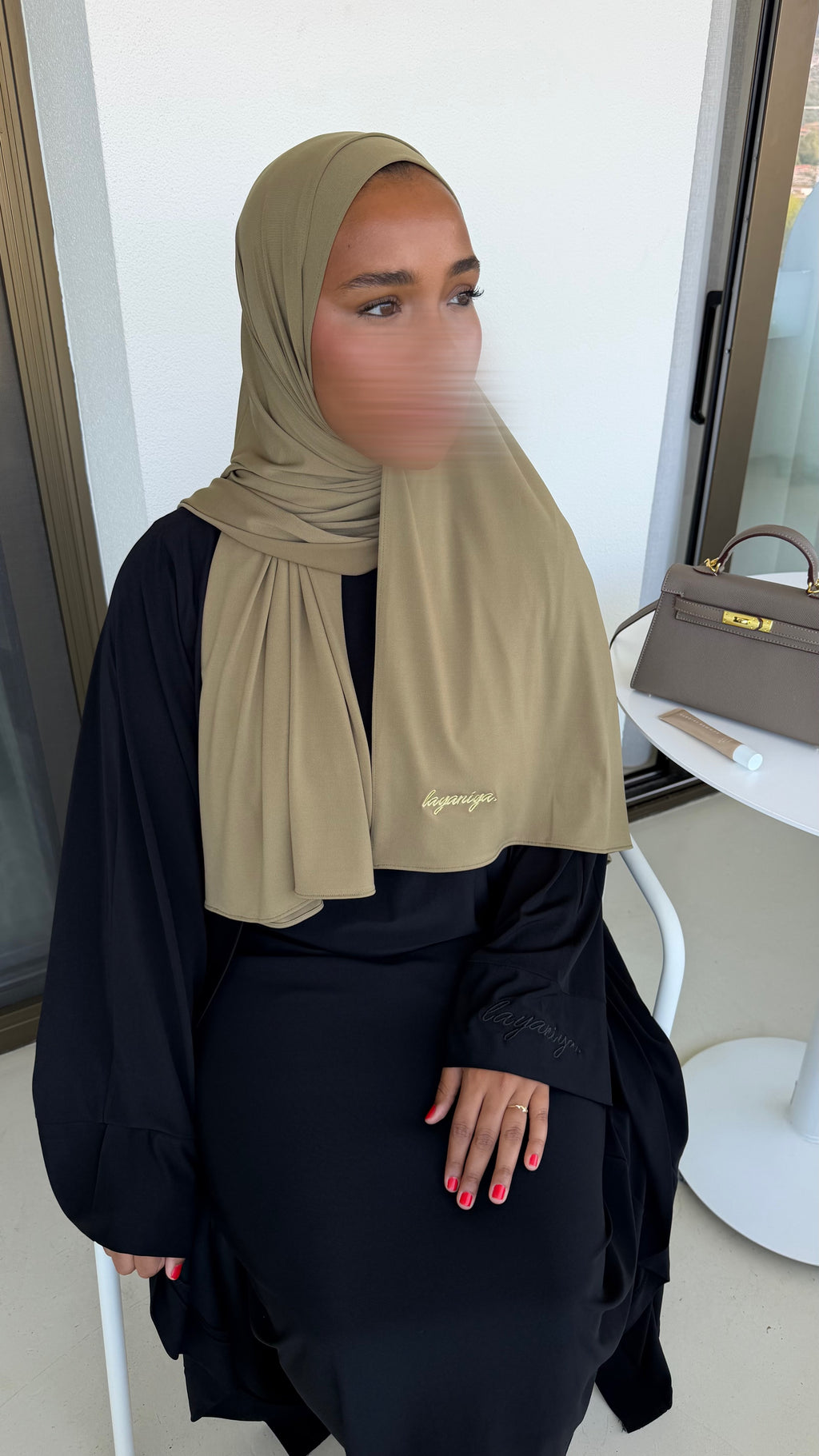 HIJAB JERSEY PREMIUM • OLIVE