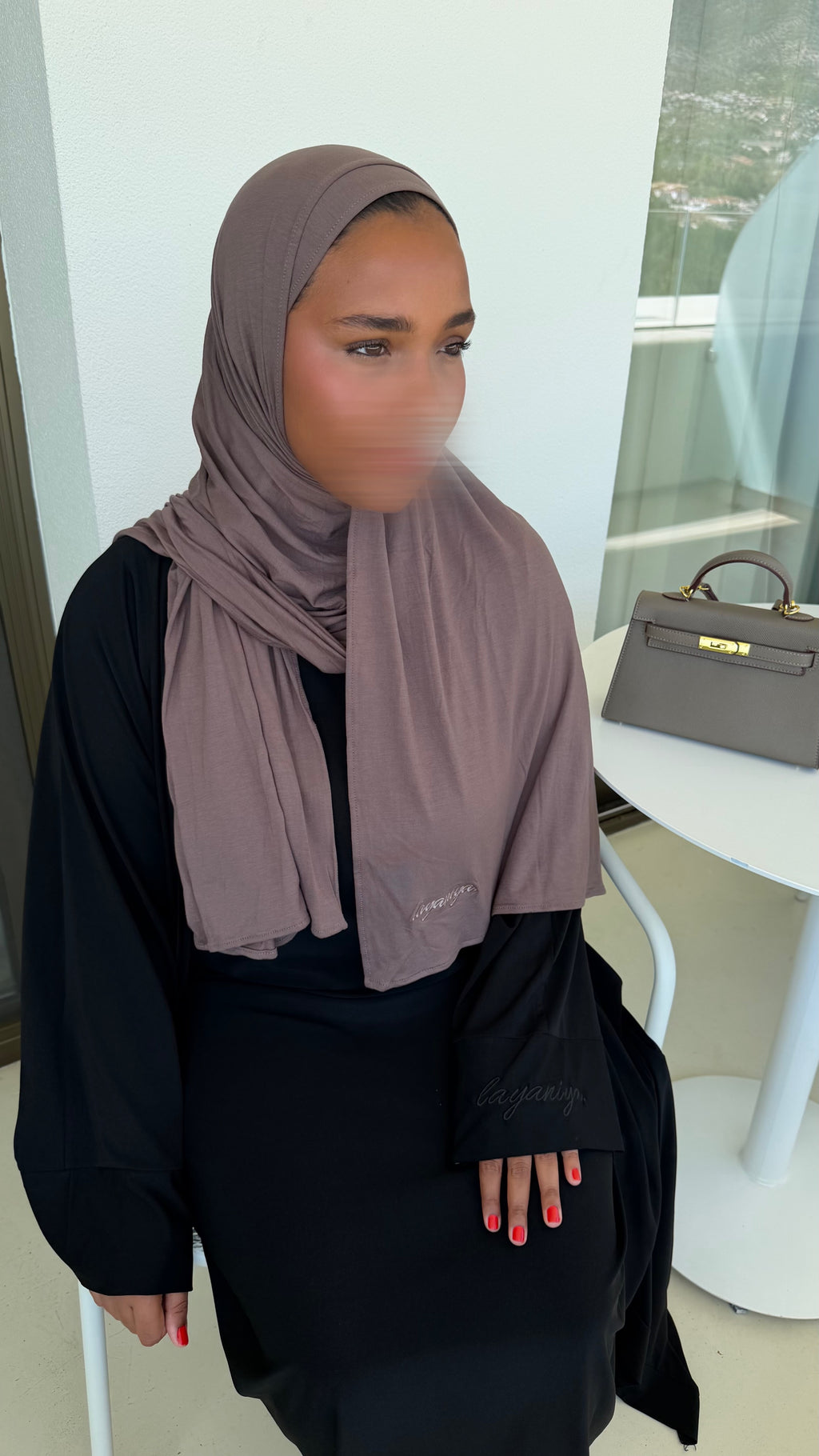 HIJAB JERSEY BAMBOO • MOCHA