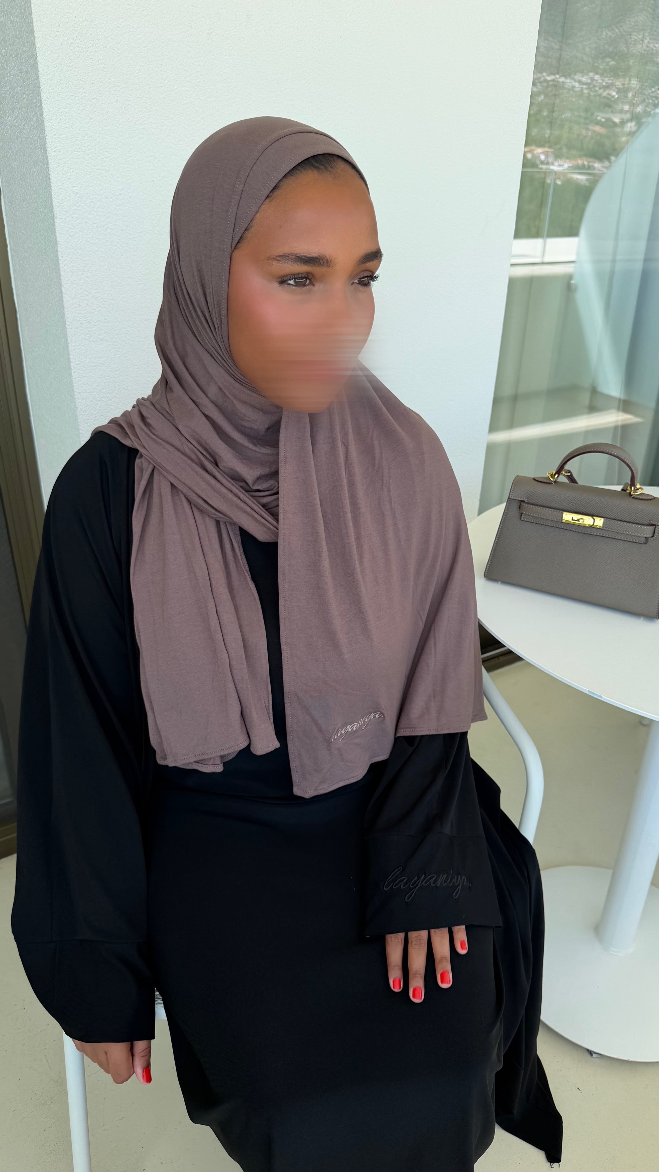 HIJAB JERSEY BAMBOO • MOCHA