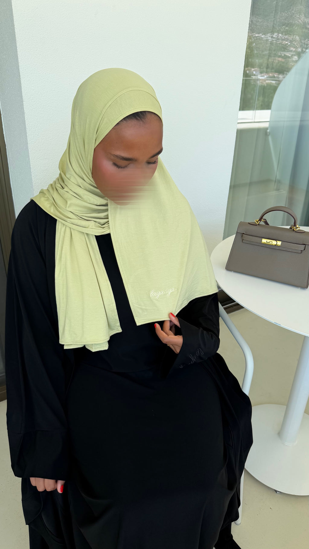 HIJAB JERSEY BAMBOO • VERT CLAIR