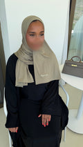 HIJAB JERSEY BAMBOO • KAKI