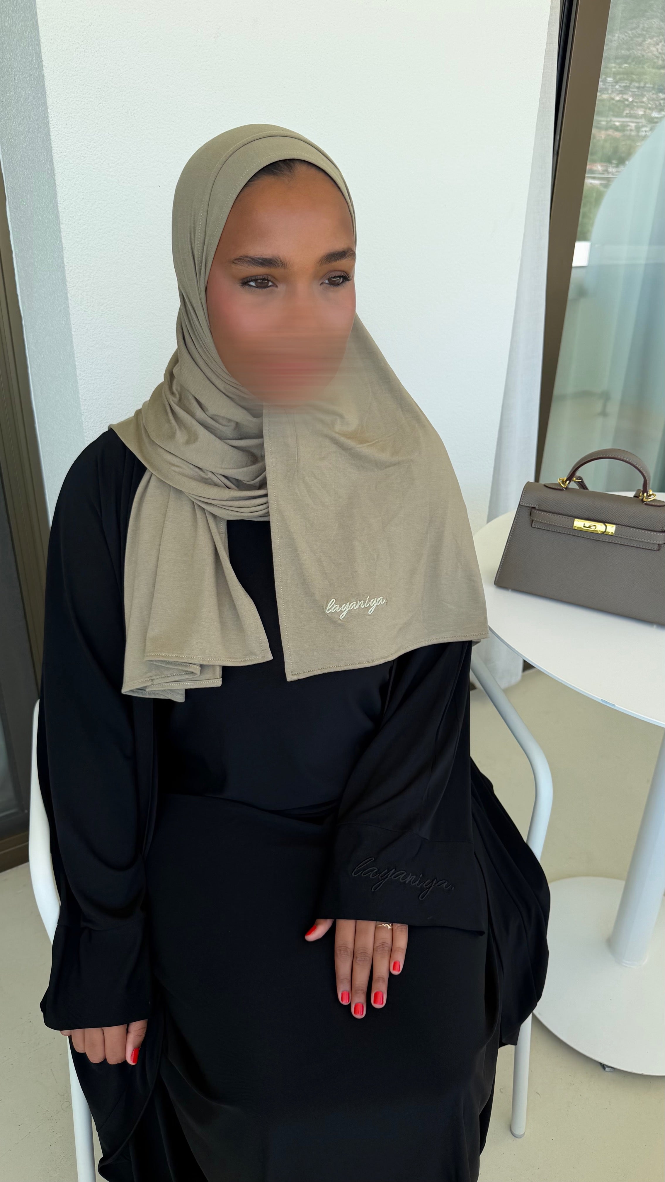 HIJAB JERSEY BAMBOO • KAKI