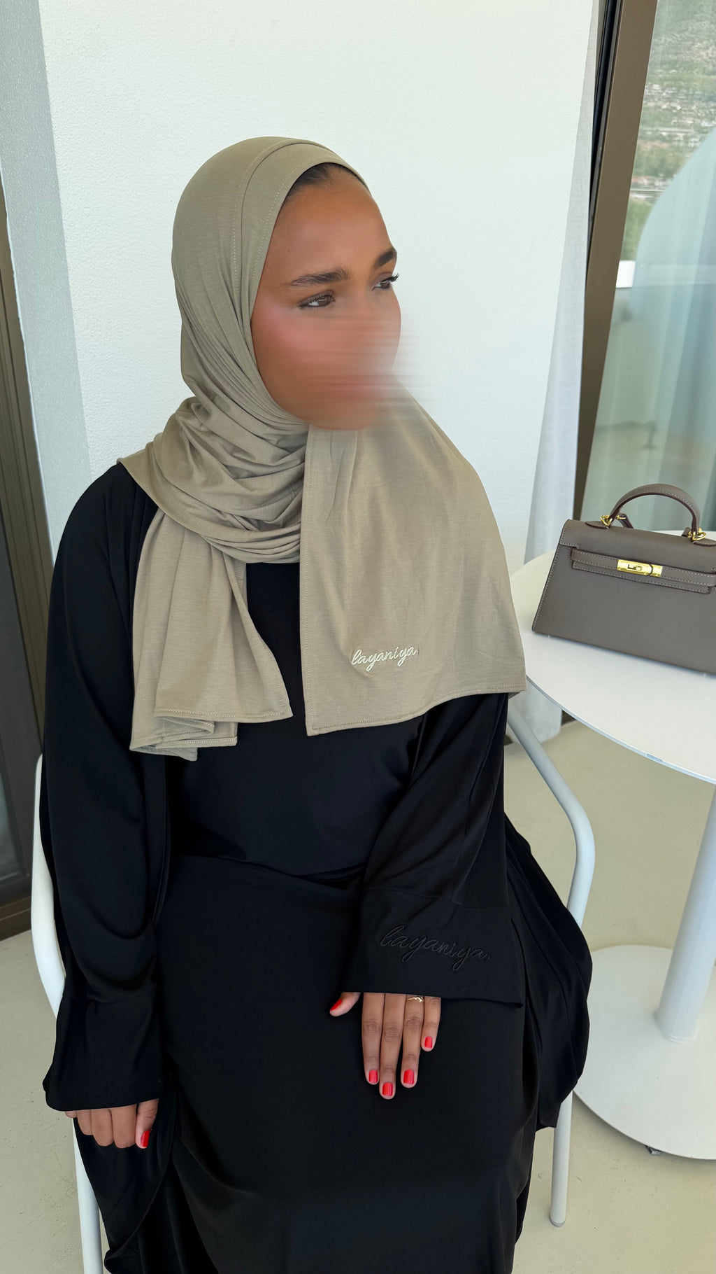 HIJAB JERSEY BAMBOO • KAKI
