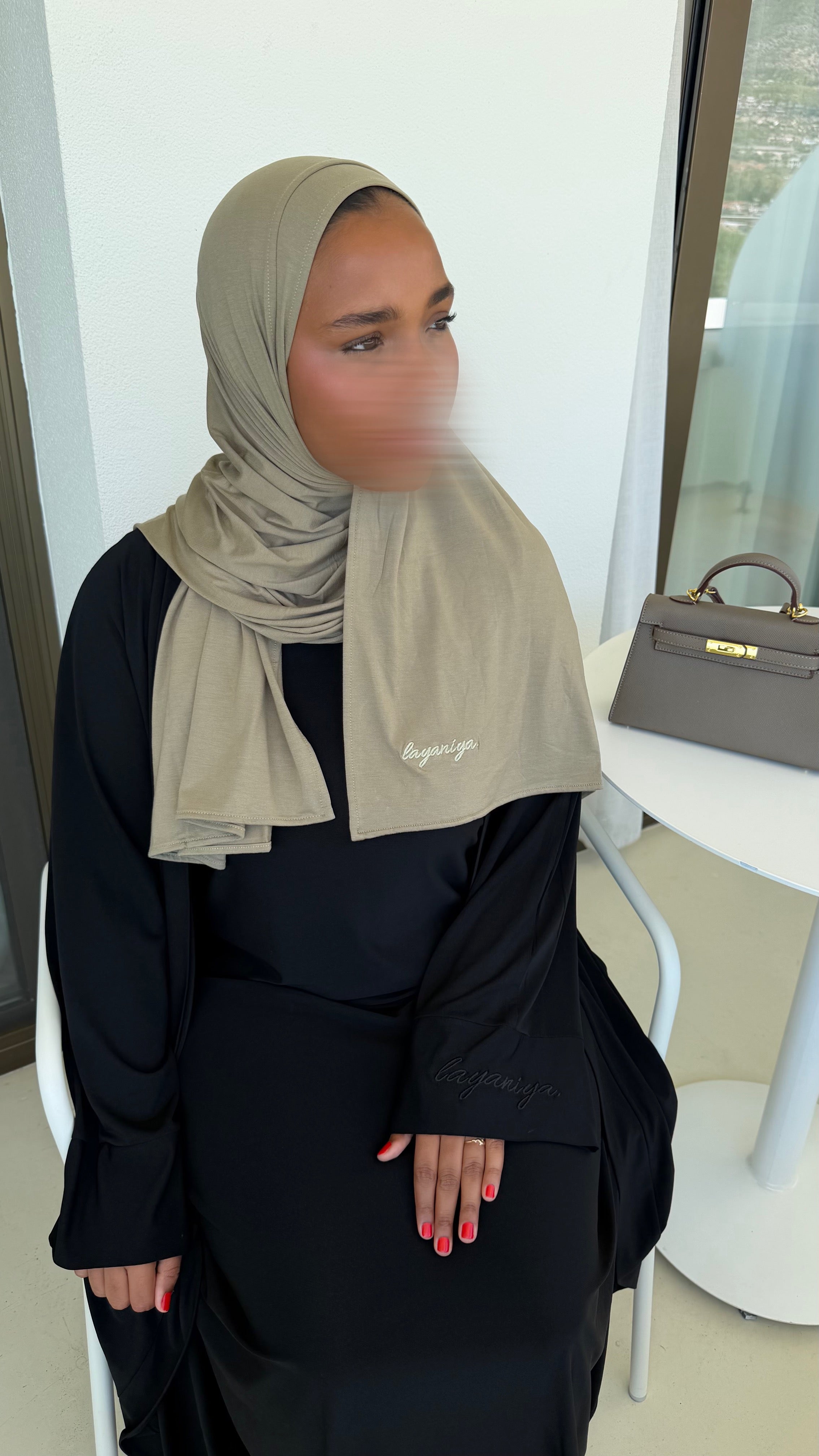 HIJAB JERSEY BAMBOO • KAKI