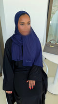 HIJAB JERSEY BAMBOO • MARINE