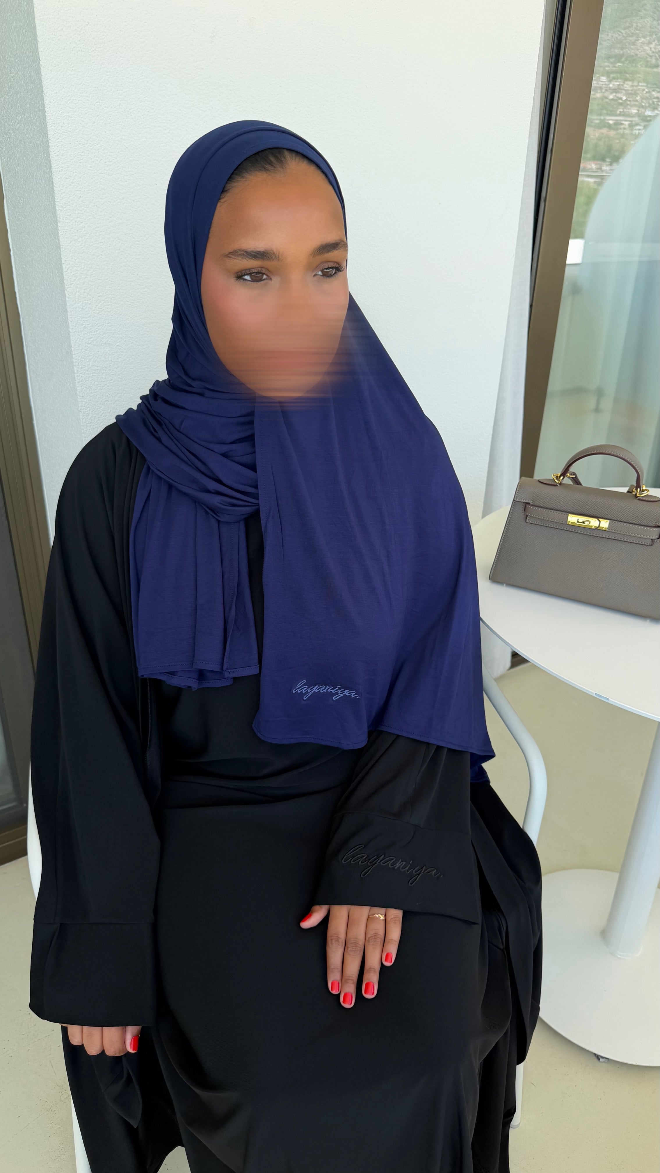 HIJAB JERSEY BAMBOO • MARINE
