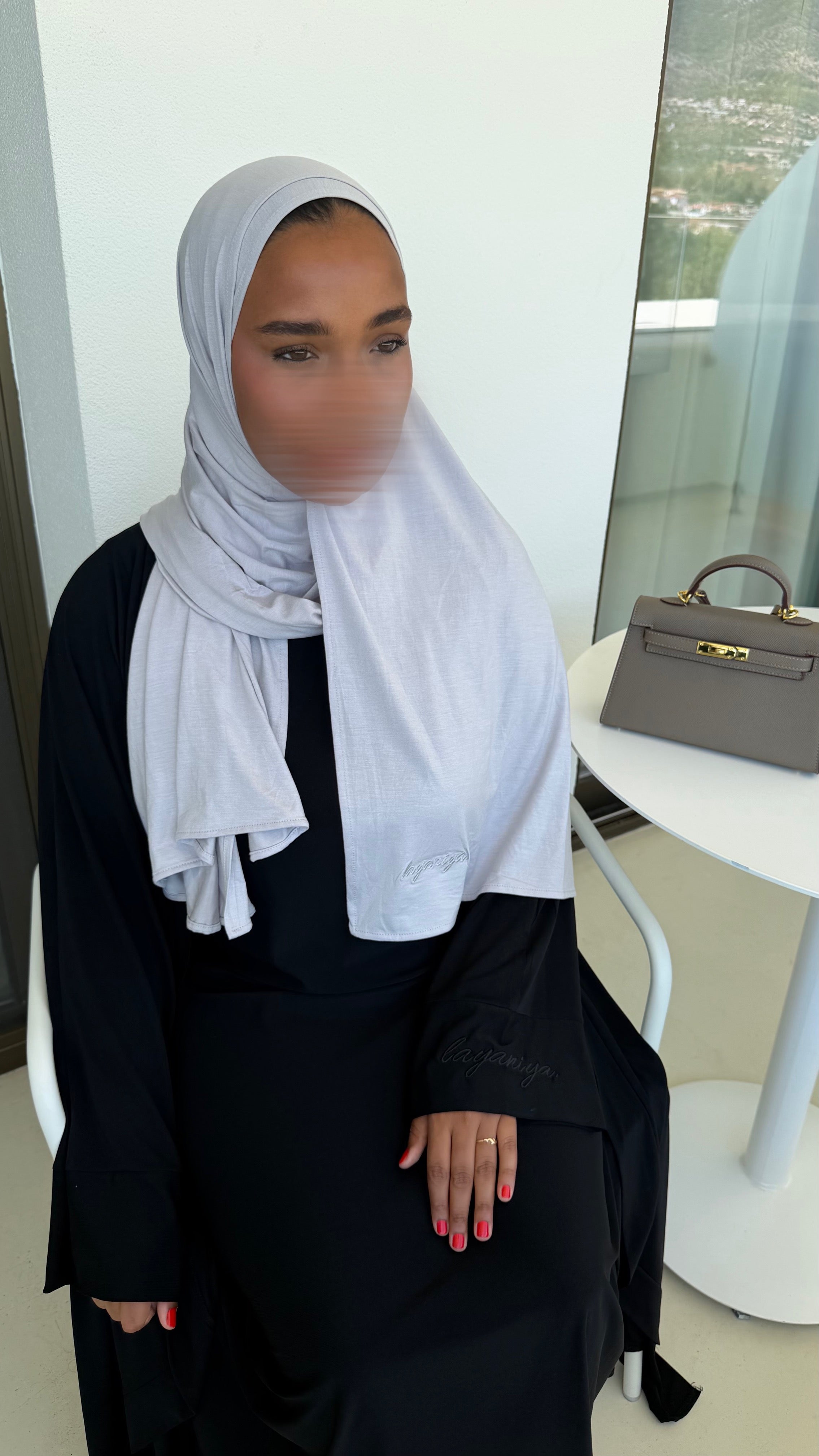 HIJAB JERSEY BAMBOO • GRIS CLAIR