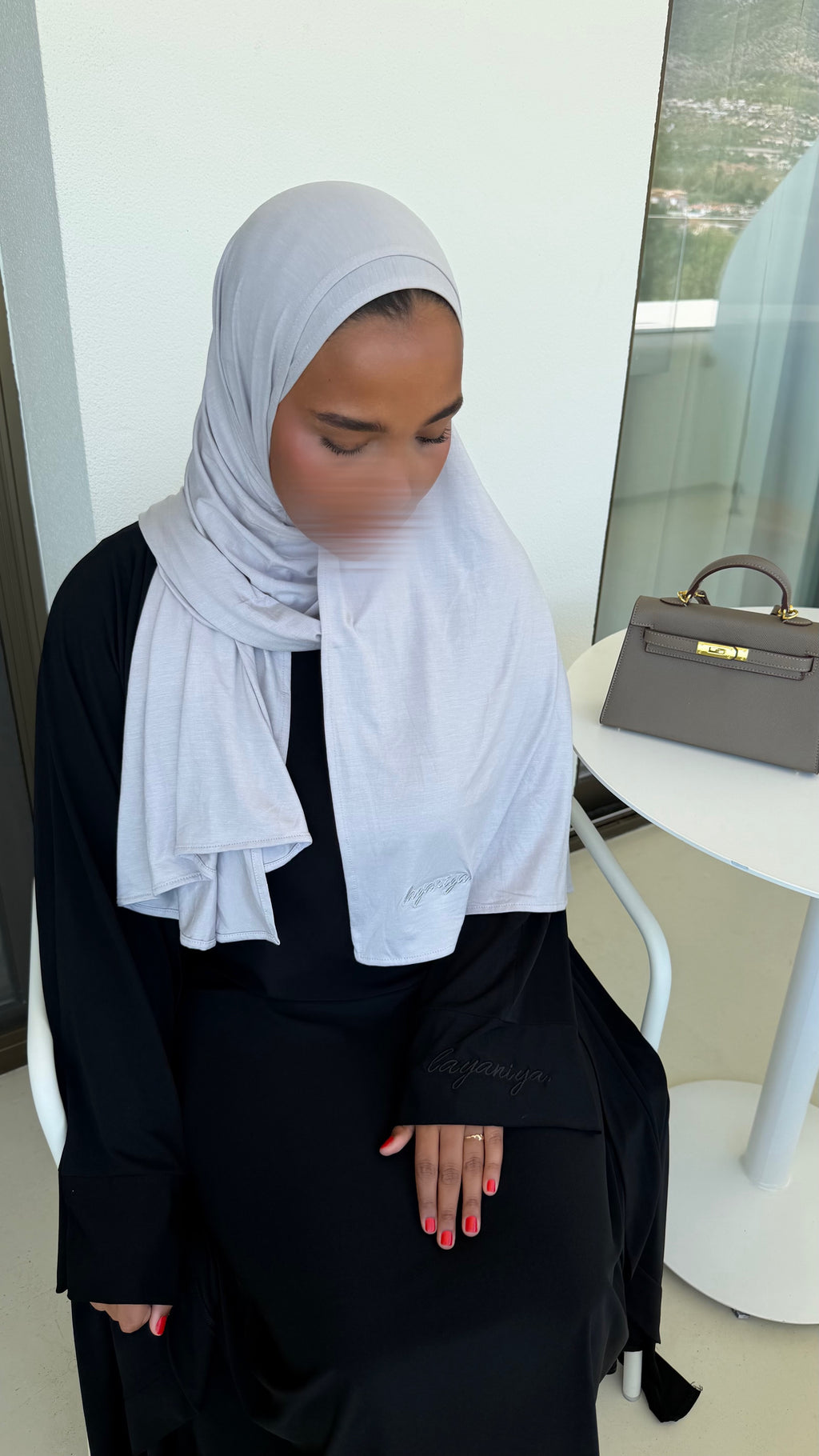HIJAB JERSEY BAMBOO • GRIS CLAIR