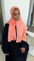 HIJAB JERSEY BAMBOO • SAUMON